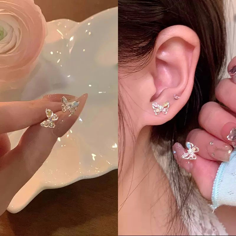 パステルバタフライピアス