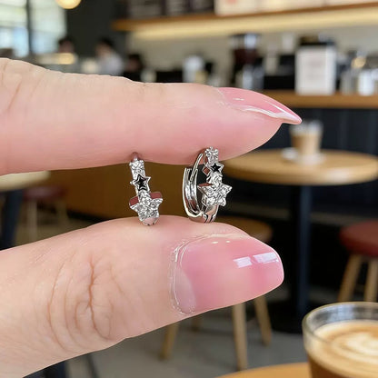 スタームーンフープピアス
