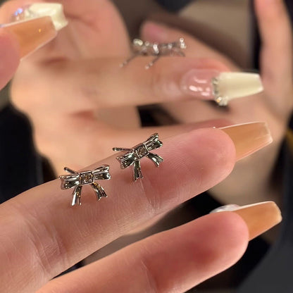 ミニリボンピアス