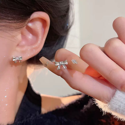 ミニリボンピアス