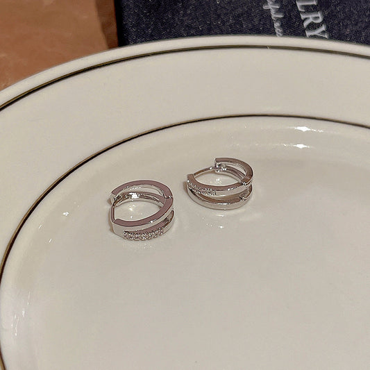 2連フープピアス