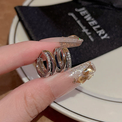 2連フープピアス