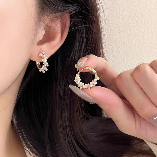 パールサークルピアス