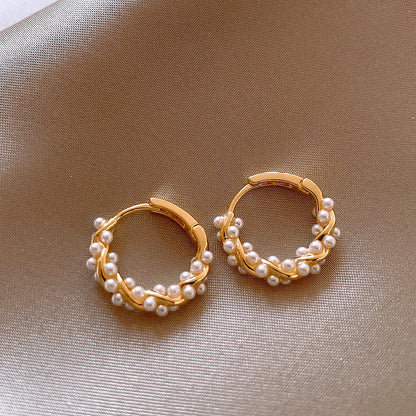 パールサークルピアス