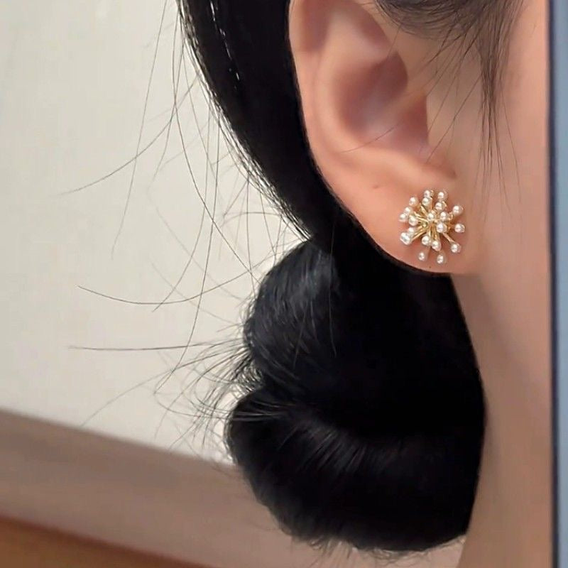パールフラワーピアス