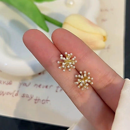 パールフラワーピアス